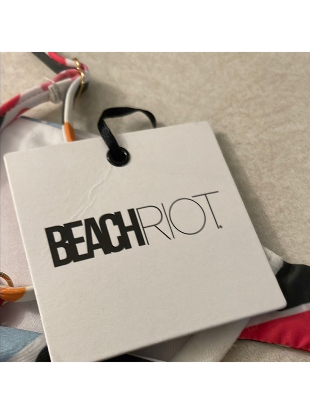 Beachroit Colorful Abstract pattern Bikini Top - Picture 6 of 6